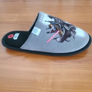 Boys Disney Star Wars Size 5-6 Slippers Soft Plush Indoor‎ Shoes